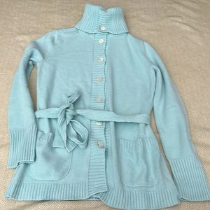 Peter England Nantucket Button Cardigan Shawl Collar